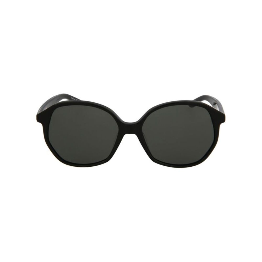 Balenciaga Black Oversized Round Sunglasses